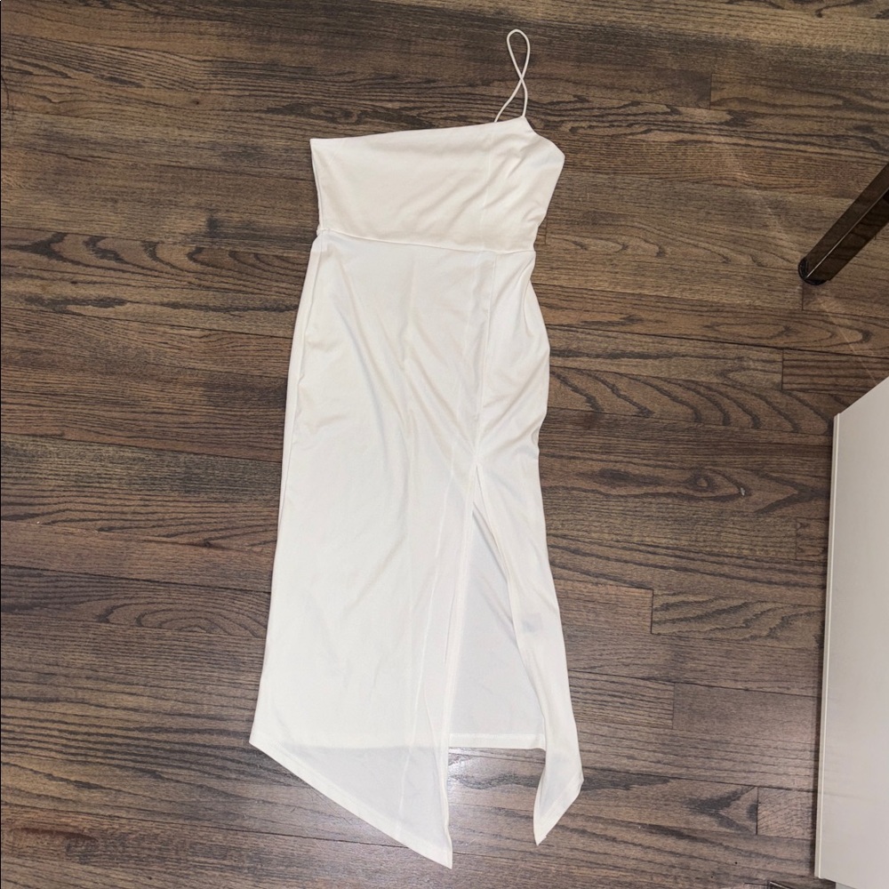 SHEIN Cream Midi Dress - Picture 2 of 12